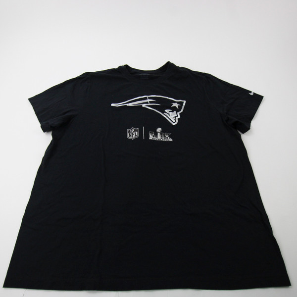 New England Patriots Nike NFL On Field Nike Tee Short Sleeve Shirt Men's Used Black 2XL-TOPS-171917