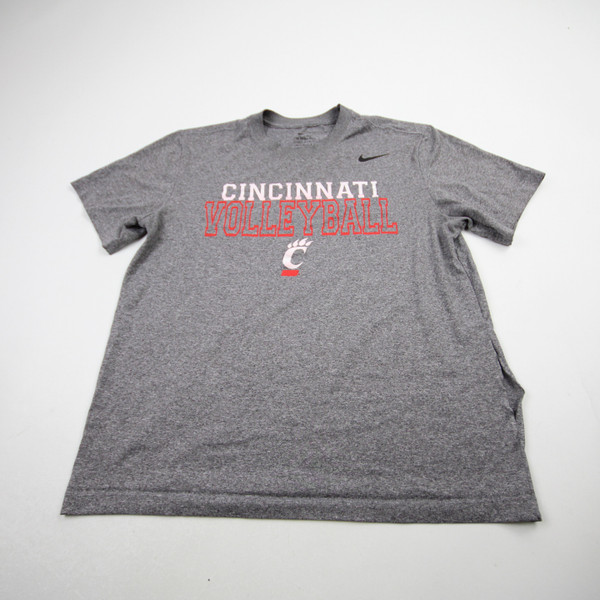 Cincinnati Bearcats Nike Dri-Fit Short Sleeve Shirt Men's Gray Used M-TOPS-172103