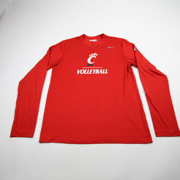Cincinnati Bearcats Nike Dri-Fit Long Sleeve Shirt Women's Red Used M-TOPS-172119