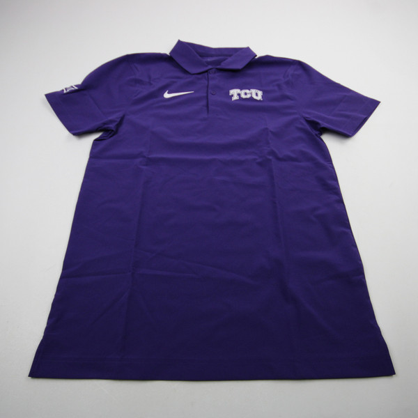 TCU Horned Frogs Nike Polo Men's Purple New without Tags S TOPS-172421