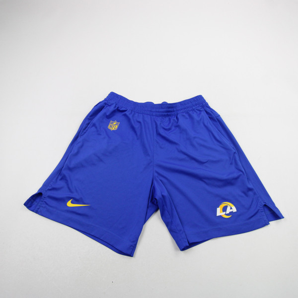 LA Rams Nike NFL On Field Practice Shorts Men's Blue Used S-SHOR-037249