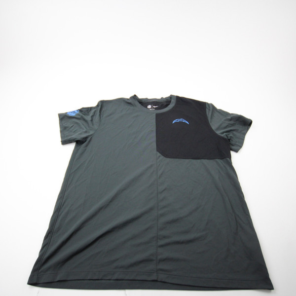 Los Angeles Chargers Nike NFL On Field Short Sleeve Shirt Men's Used Dark Gray/Black XL-TOPS-172505