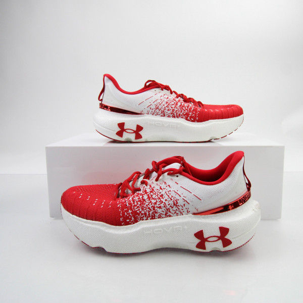 Utah Utes Under Armour HOVR Running & Jogging Shoes Men's Red/White Used 8-SHOE-021422