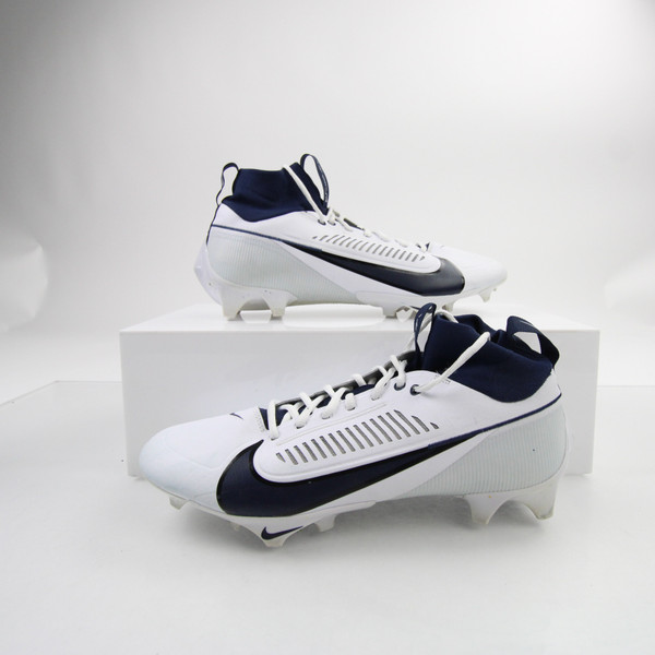 Nike Vapor Football Cleat Men's White/Navy Used 12.5-CLEA-016127