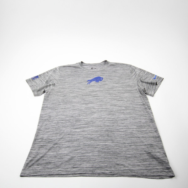 Buffalo Bills Nike NFL On Field Nike Tee Short Sleeve Shirt Men's Used Gray/Heather XL-TOPS-172657
