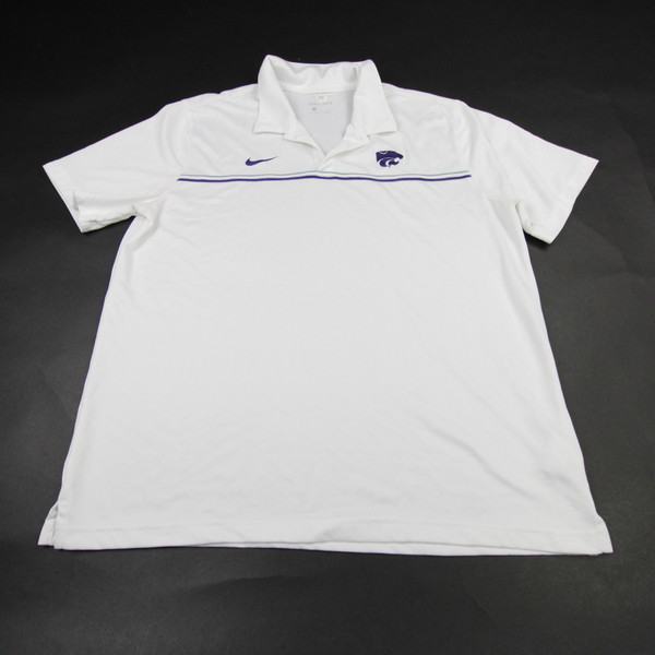 Kansas State Wildcats Nike Polo Men's White Used XL TOPS-171999