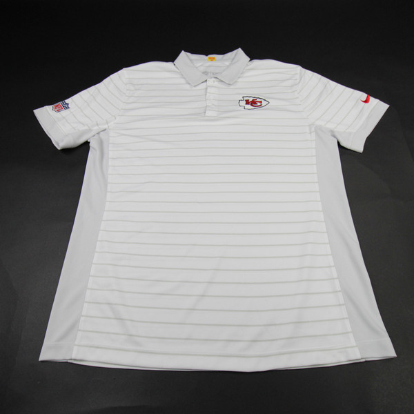 Kansas City Chiefs Nike NFL On Field Dri-Fit Polo Men's Used Multiple Sizes TOPS-172570