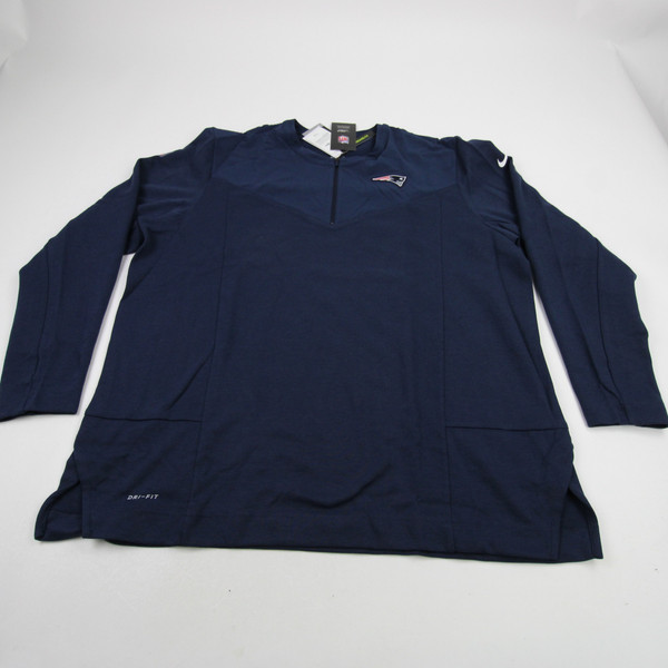 New England Patriots Nike NFL On Field Pullover Men's Navy New with Tags 3XL TOPS-172918