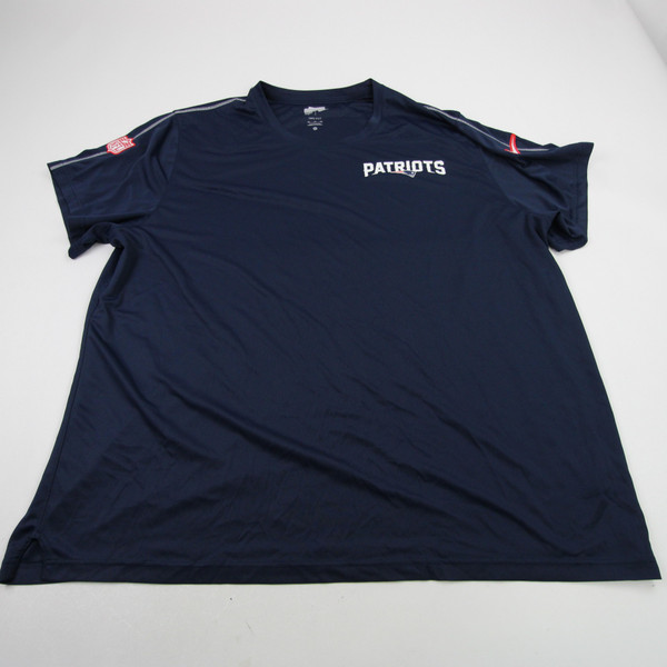 New England Patriots Nike NFL On Field Short Sleeve Shirt Men's Navy Used 4XL-TOPS-173294