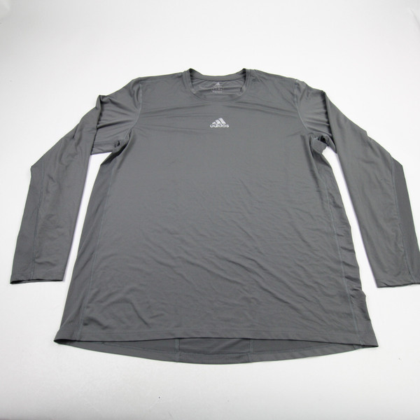 adidas Aeroready Compression Top Men's Gray Used 3XL TOPS-173432