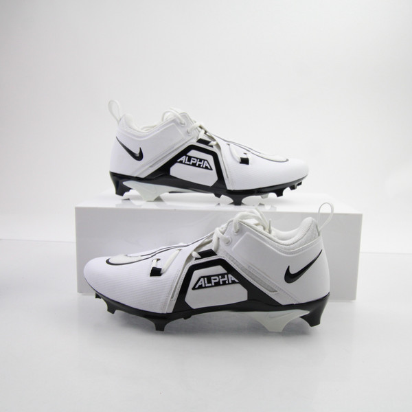 Nike Alpha Menace Football Cleat Men's White Used 12.5 CLEA-016154