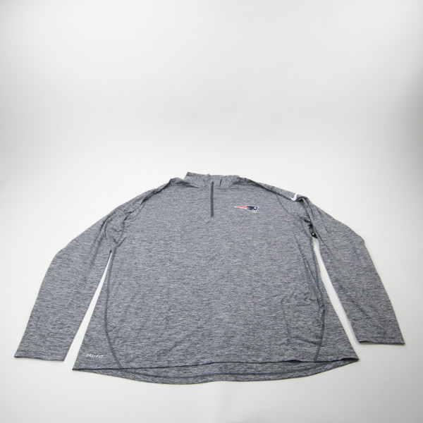 New England Patriots Nike NFL On Field Pullover Men's Gray New with Tags 3XL TOPS-173126
