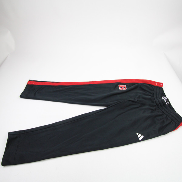 Rutgers Scarlet Knights adidas Athletic Pants Men's Black Used Multiple Sizes PNTS-035778