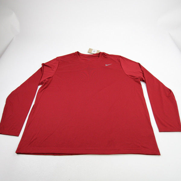 Nike Nike Tee Long Sleeve Shirt Men's Maroon New with Tags 3XL TOPS-173514