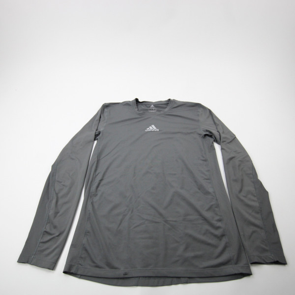adidas Techfit Compression Top Men's Dark Gray Used L TOPS-173664