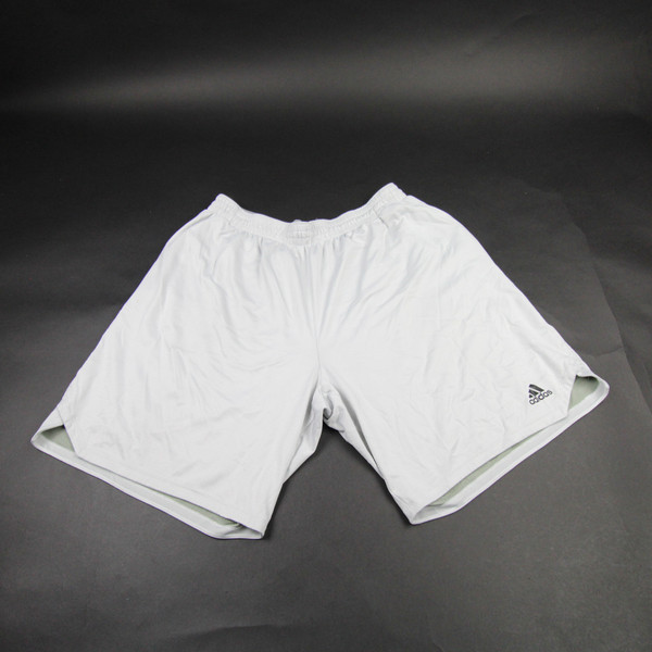 adidas Athletic Shorts Men's Light Gray Used 2XL-SHOR-037459