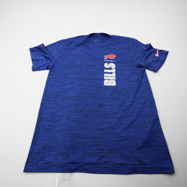 Buffalo Bills Nike NFL On Field Nike Tee Short Sleeve Shirt Men's Blue Used M TOPS-173891