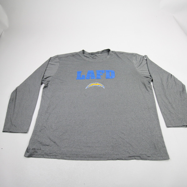 Los Angeles Chargers Nike Dri-Fit Long Sleeve Shirt Men's Used 3XL TOPS-174079