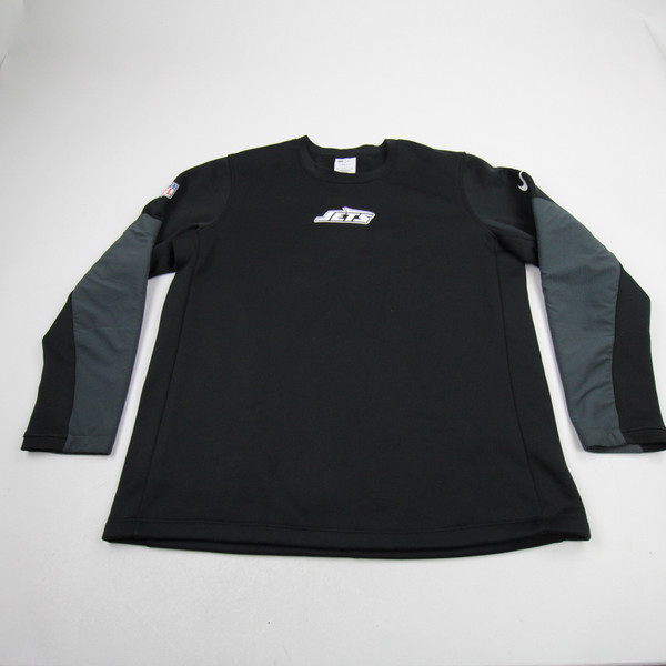 New York Jets Nike NFL On Field Therma-Fit Sweatshirt Men's Black Used L TOPS-174651