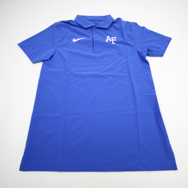 Air Force Falcons Nike Dri-Fit Polo Men's Blue New-TOPS-174758