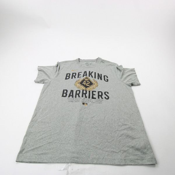 Oakland Athletics Nike Nike Tee Short Sleeve Shirt Men's Gray Used XL TOPS-174989