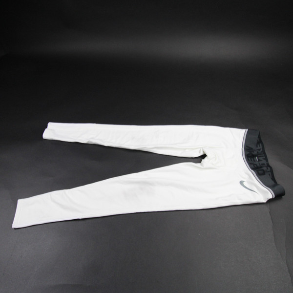 Nike Pro Dri-Fit Compression Pants Men's White Used Multiple Sizes PNTS-036074