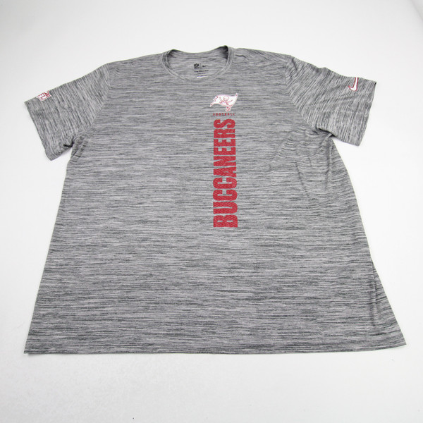 Tampa Bay Buccaneers Nike NFL On Field Short Sleeve Shirt Men's Used Gray/Heather 3XL-TOPS-175564