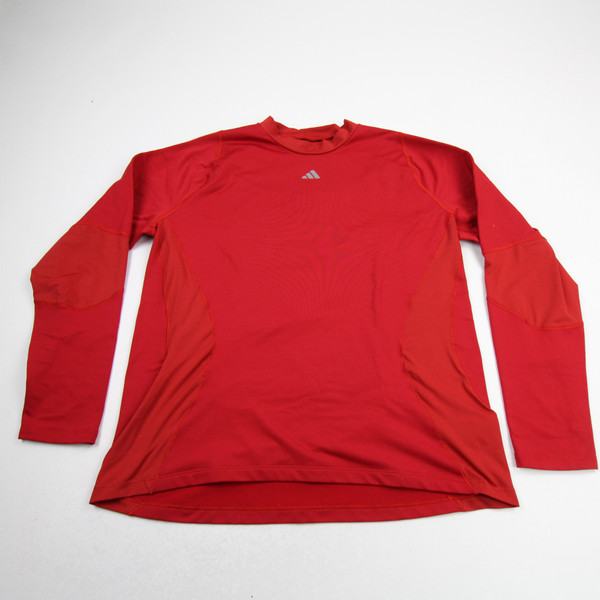 adidas Techfit Compression Top Men's Red Used XL-TOPS-175440