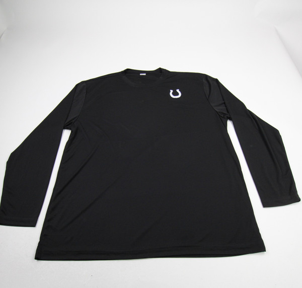 Indianapolis Colts Sport-Tek Long Sleeve Shirt Men's Black Used XXL TOPS-175359