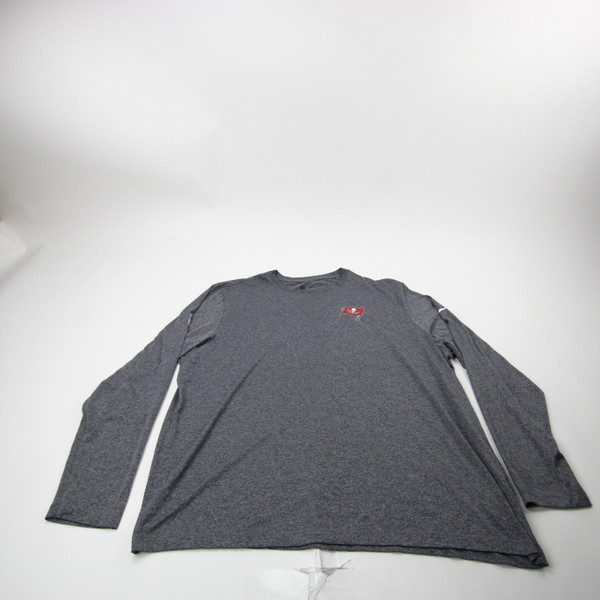 Tampa Bay Buccaneers Nike NFL On Field Long Sleeve Shirt Men's Gray Used 3XL-TOPS-175589