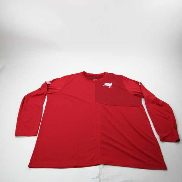 Tampa Bay Buccaneers Nike NFL On Field Long Sleeve Shirt Men's Red Used 3XL TOPS-175607