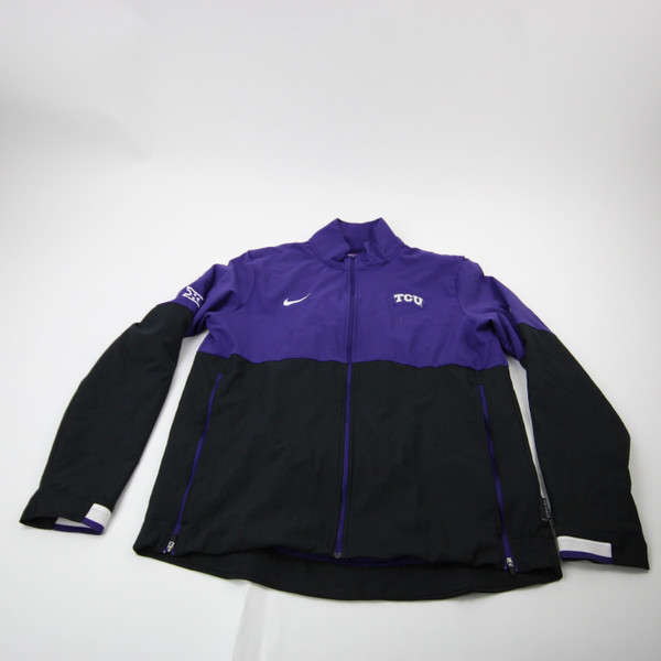 TCU Horned Frogs Nike Jacket Men's Black Used XLT-TOPS-145538