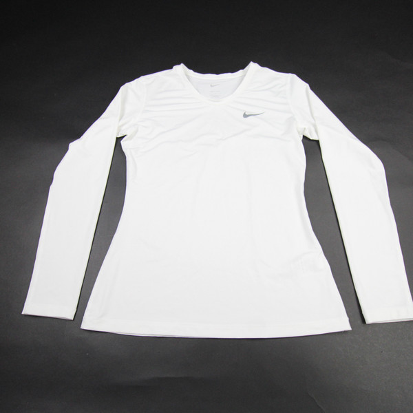 Nike Dri-Fit Compression Top Women's White Used L TOPS-174816