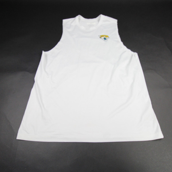 Jacksonville Jaguars Nike NFL On Field Nike Tee Sleeveless Shirt Men's Used White-TOPS-175738