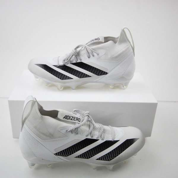 adidas adizero Football Cleat Men's White Used 13 CLEA-016408