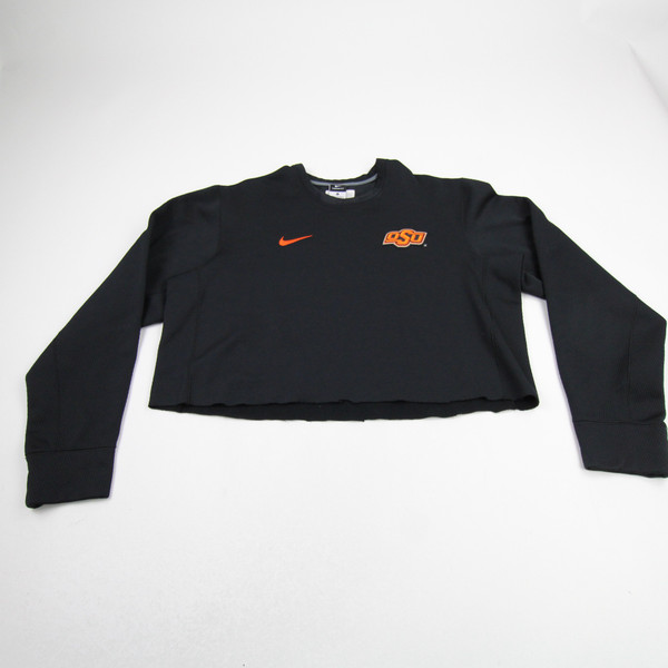 Oklahoma State Cowboys Nike Therma-FIT Pullover Men's Black Used L-TOPS-175681
