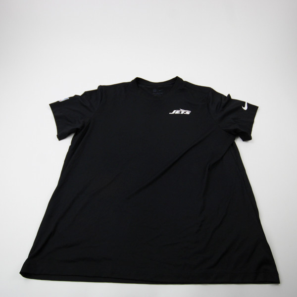 New York Jets Nike NFL On Field Nike Tee Short Sleeve Shirt Men's Black Used-TOPS-175851