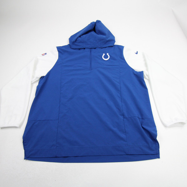 Indianapolis Colts Nike NFL On Field Pullover Men's Blue Used XL TOPS-175921