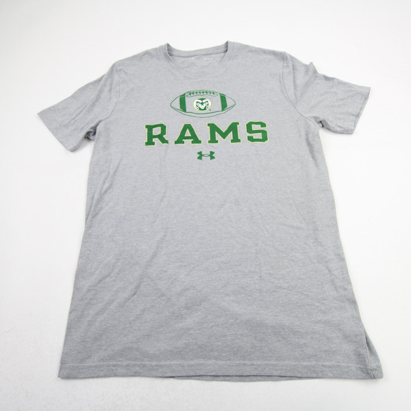 CSU Rams Under Armour Short Sleeve Shirt Men's Gray Used M TOPS-176028