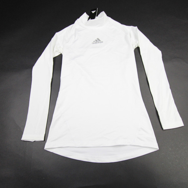 adidas Long Sleeve Shirt Men's White New with Tags-TOPS-175891
