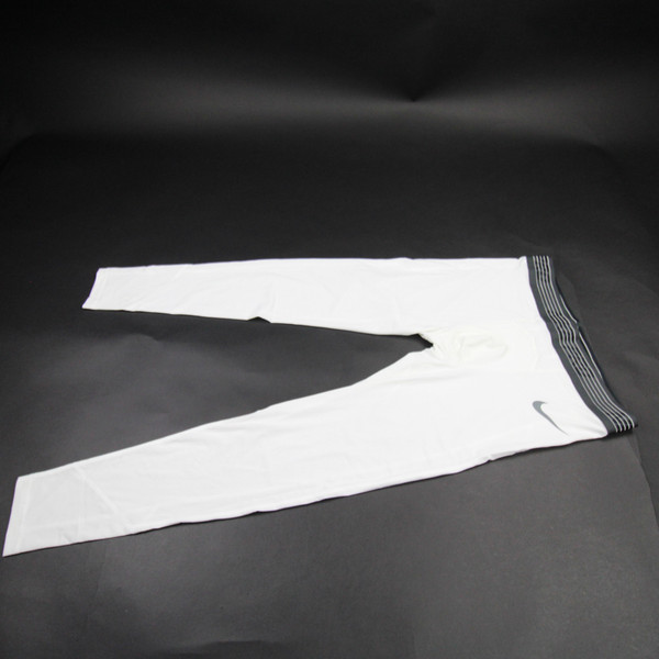 Kansas City Chiefs Nike Pro Compression Pants Men's White Used XL-PNTS-036208