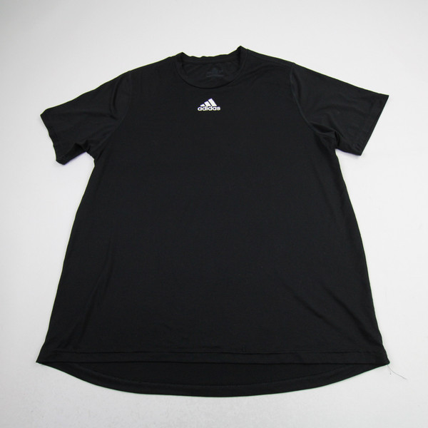adidas Short Sleeve Shirt Men's Black Used L-TOPS-176117