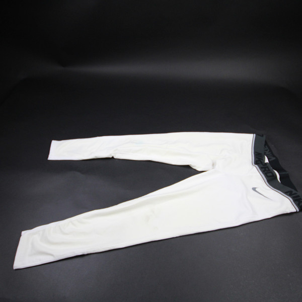 Nike Dri-Fit Compression Pants Men's White Used Multiple Sizes PNTS-036258