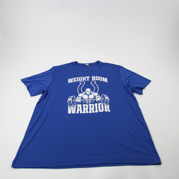 Indianapolis Colts Sport-Tek Short Sleeve Shirt Men's Blue Used Multiple Sizes TOPS-176287