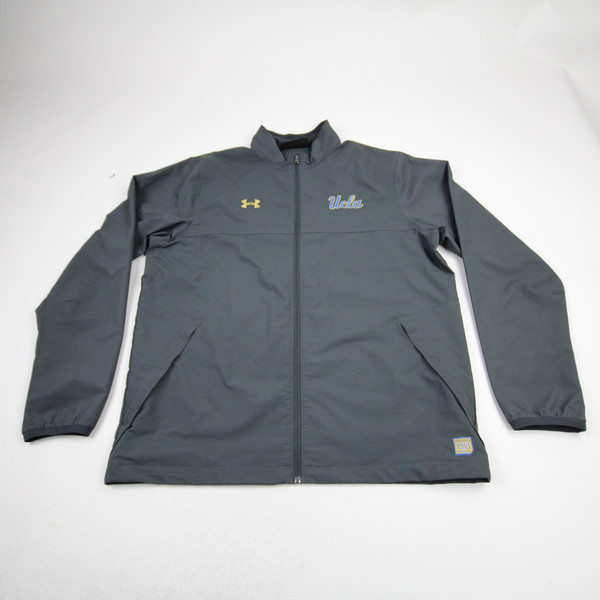 UCLA Bruins Under Armour Jacket Men's Gray Used L TOPS-176506