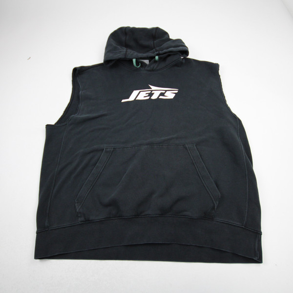 New York Jets Nike NFL On Field Sweatshirt Men's Black Used XL TOPS-176575