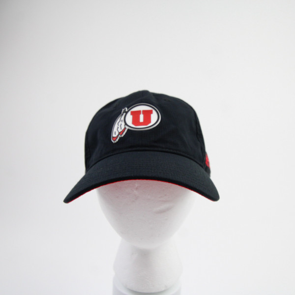 Utah Utes Under Armour Adjustable Hat Unisex Black Used OSFA HATS-016576