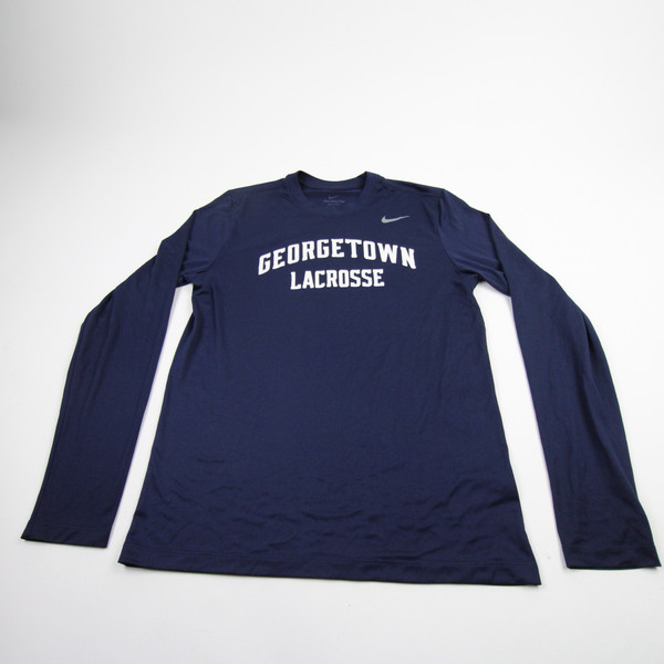 Georgetown Hoyas Nike Nike Tee Long Sleeve Shirt Men's Navy Used M-TOPS-176132