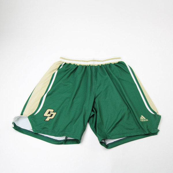 Cal Poly Mustangs adidas Practice Shorts Women's Green Used Multiple Sizes SHOR-039496