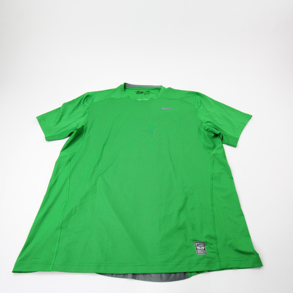 Nike Pro Combat Short Sleeve Shirt Men's Green Used XXL TOPS-181410